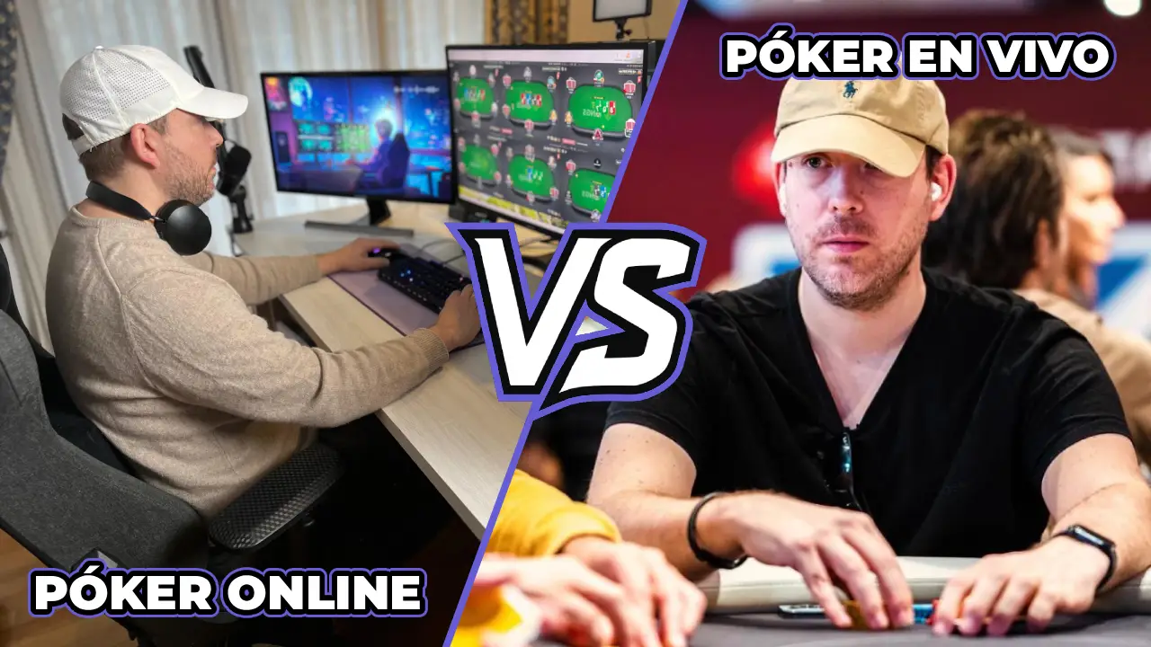 Diferencias entre póker en vivo y póker online