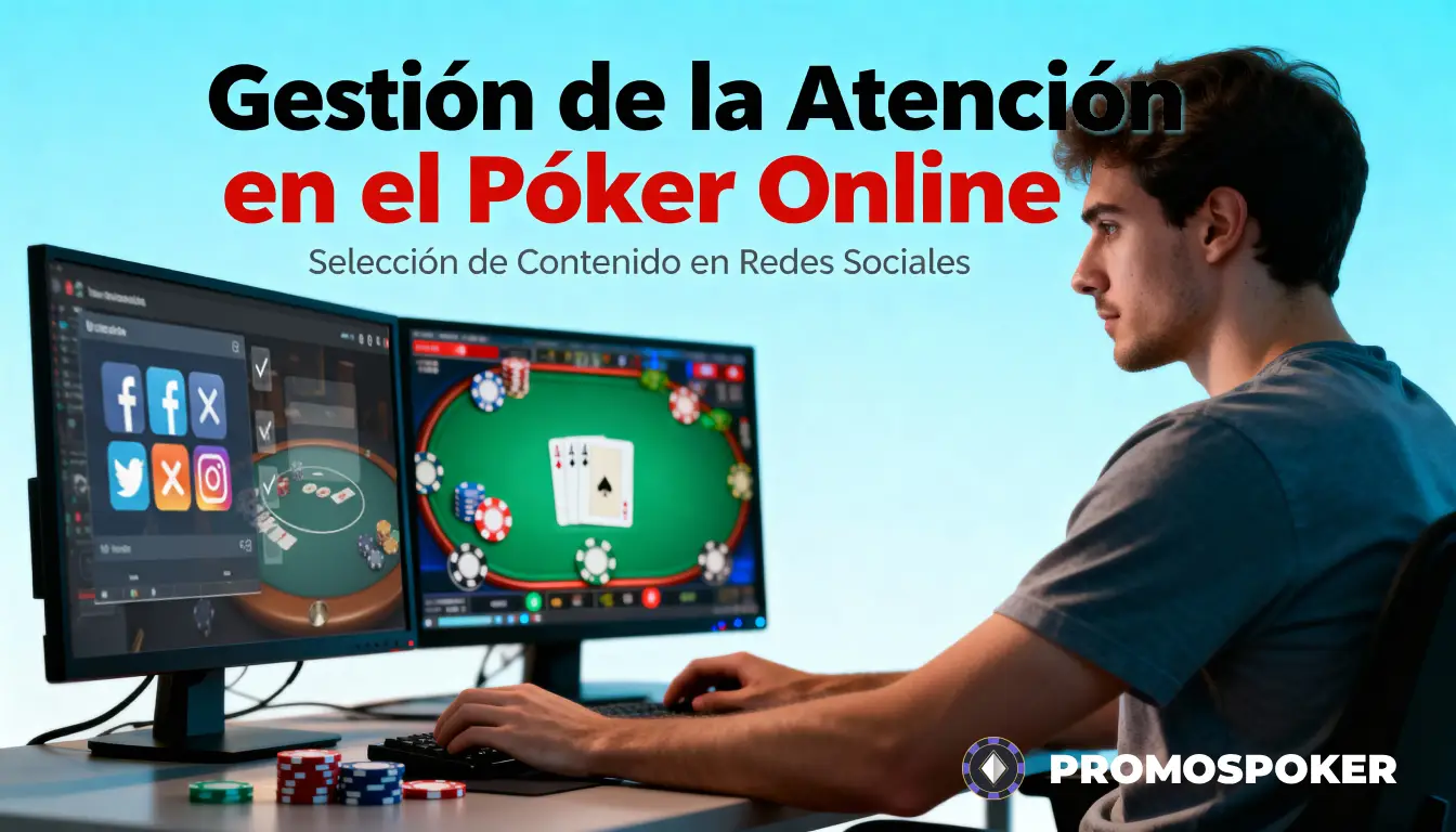 Gestión de la atención en el póker online